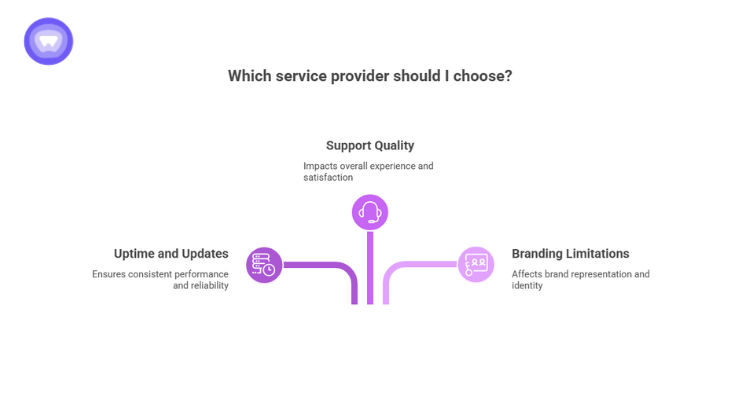 The challenges of vendor dependency, support quality, and branding limitations in white-label SaaS platforms.
