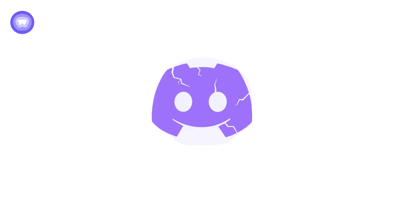 Minimalist illustration of the Discord logo cracking to represent the 2025 Discord data breach.